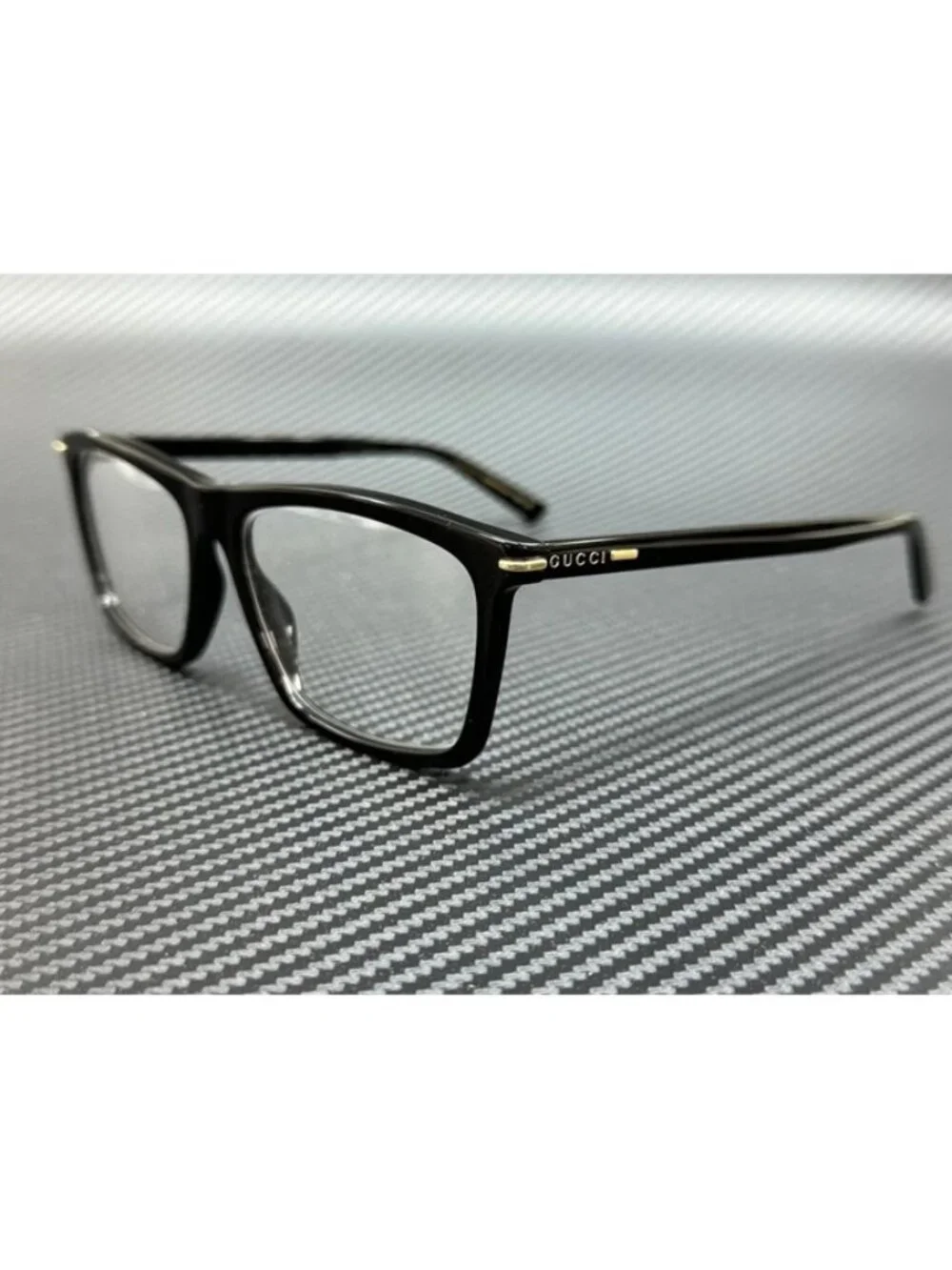 New Gucci Men Black Eyeglasses 59-17-145